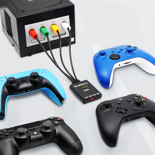 Imagen 2 del producto BlueRetro para consola Nintendo GameCube, adaptador de controladores de juegos inalámbricos a PS3, PS4, PS5, 8bitdo Switch Pro, controladores wii