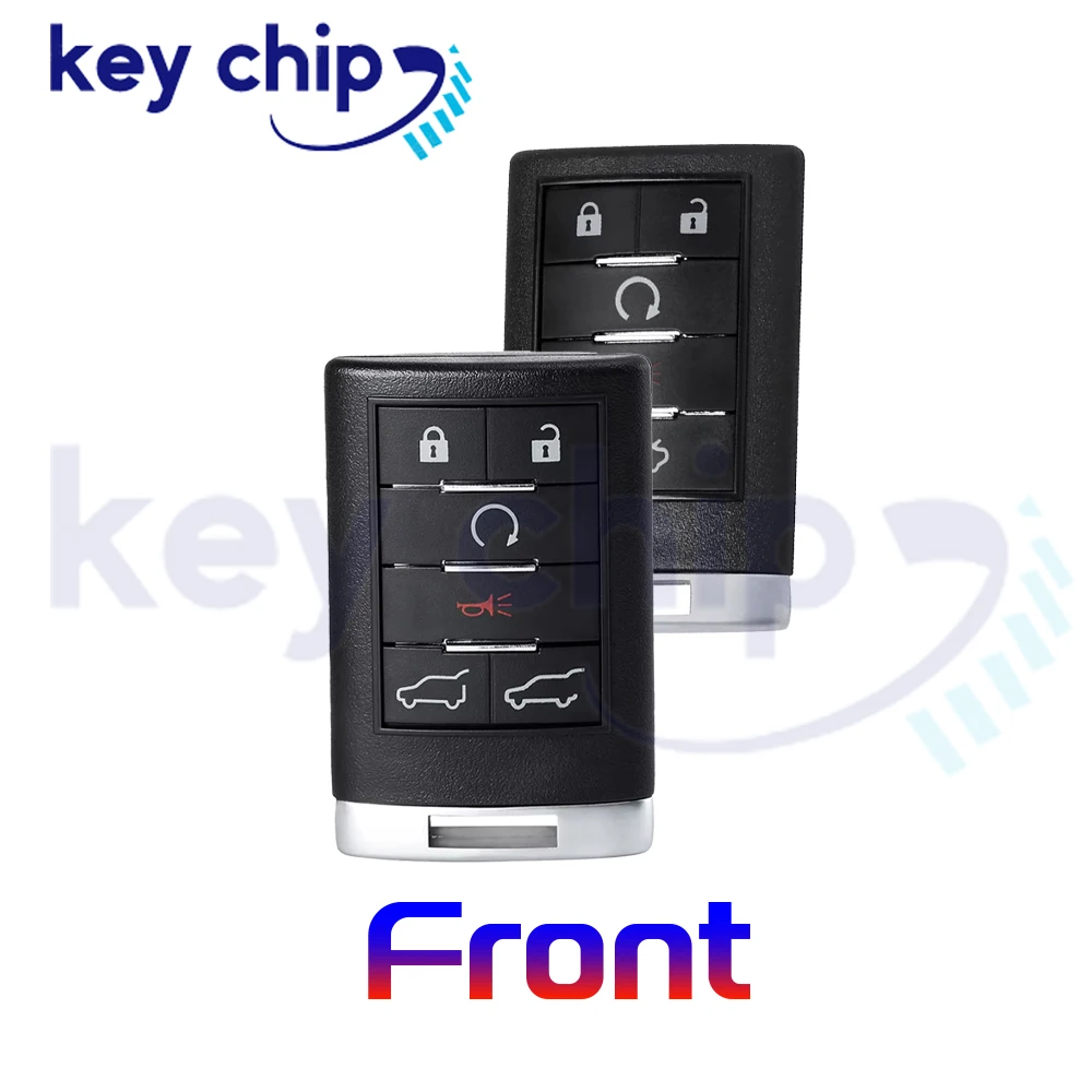 Fob for Cadillac CTS DTS STS SRX Escalade ESV EXT 315MHz  FCC ID: OUC6000066 Keyless Smart Remote Car Key  2007-2014