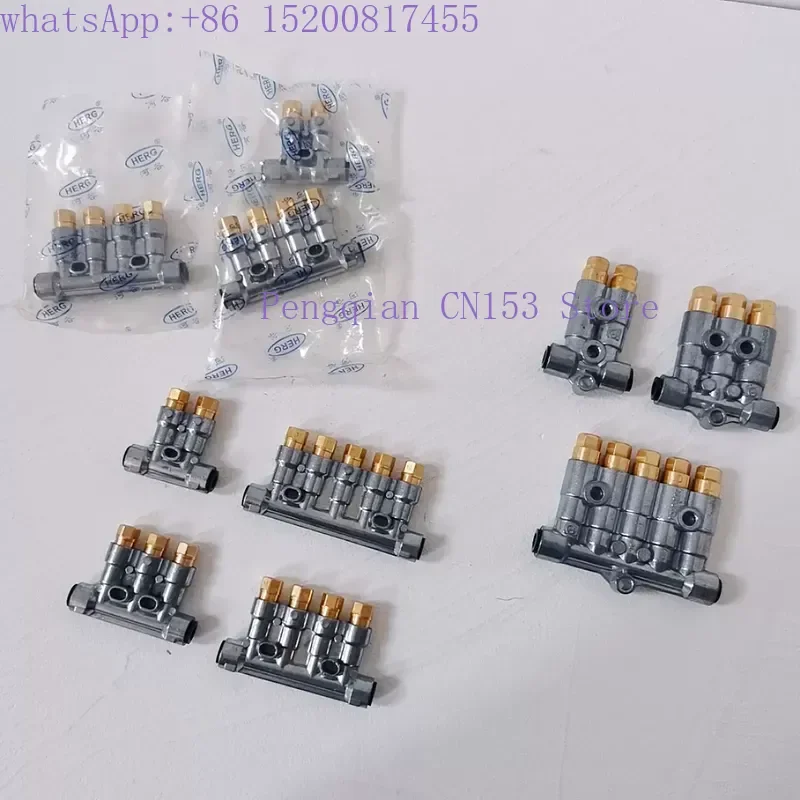 1pcs HE/RG Valley Volumetric Oil Drain Pump for RH3500 RH3400 RH3300 3-Way 4-Position Oil Circuit Distributor