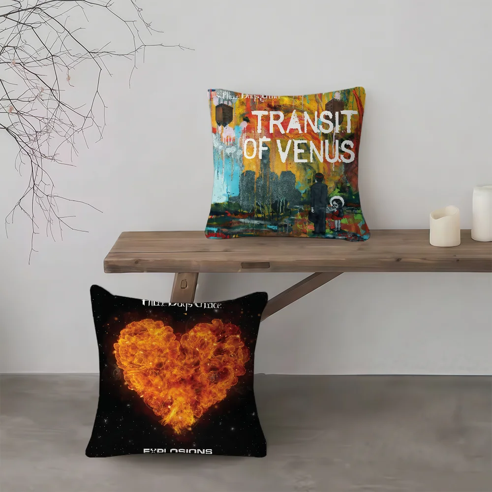 Grace cushion cover Fashionable Style Band Days Rock pillowcase Comfortable sofa T-Three Bedroom Personalized Decoration