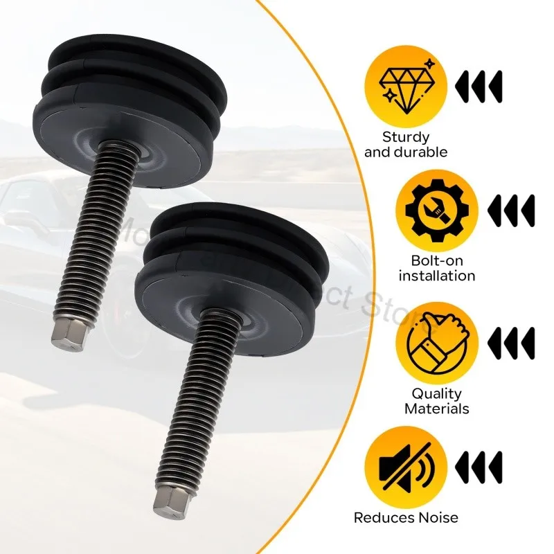 Höhenverstellbare Schrauben in Originalgröße für C5, C6, C7 Corvette - Direktes Anschrauben für 1997-2019 Corvettes (Set mit 2 Schrauben) – Detail 2