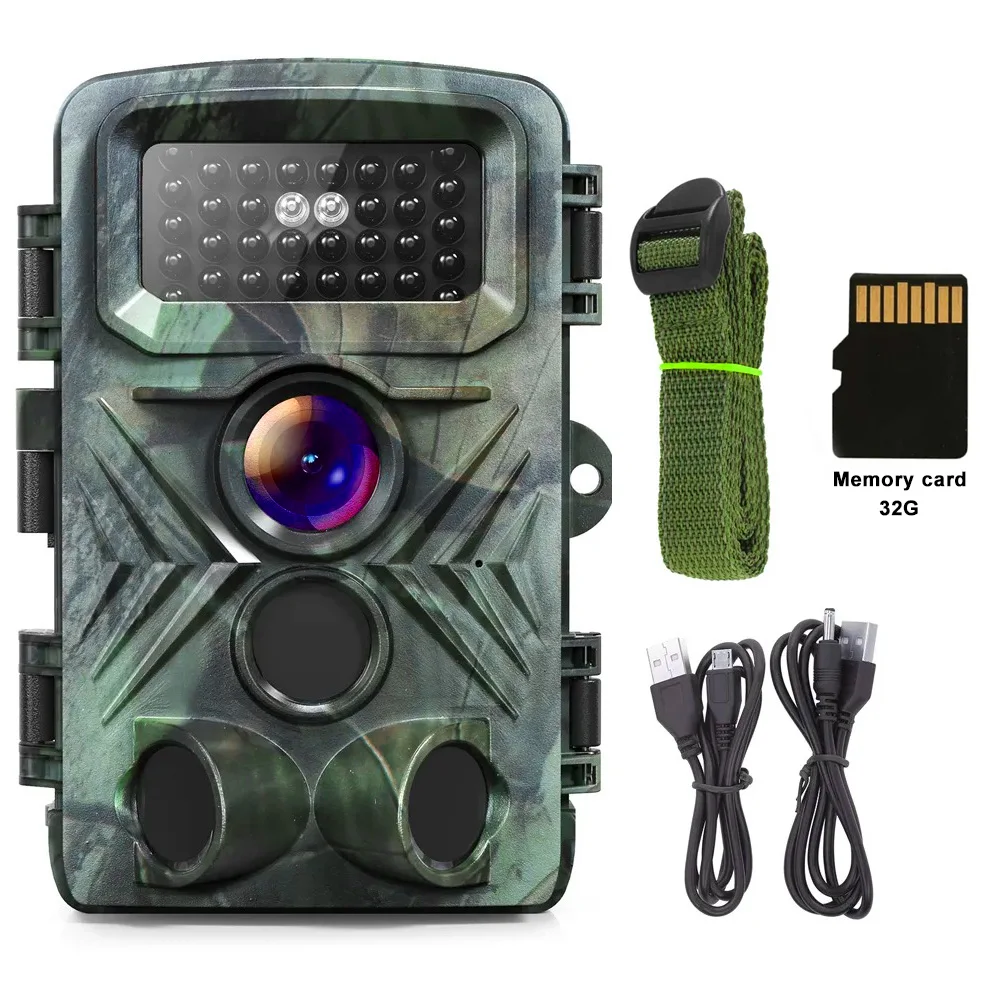 Wildlife Camera Hunting Tracking Camera Night Vision with Motion Activation Outdoor Waterproof Tracking Camera Trigger Scouting