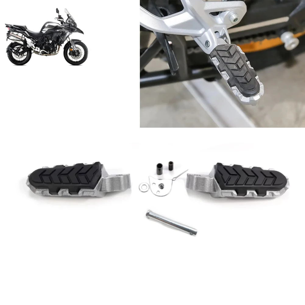 Motorcycle Rear Footrests Foot Rests Pedals For Benelli TRK502 TRK502C TRK502X BJ500GS-A/D 2020 