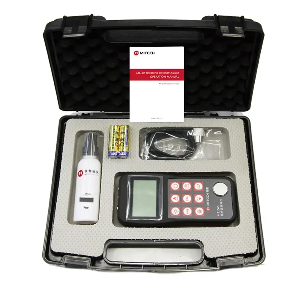 2026 SELL Portable Ultrasonic Thickness Gauge Digital MT160 Plastic, Ceramic, Glass Metal Thickness Meter 0.75 - 300mm