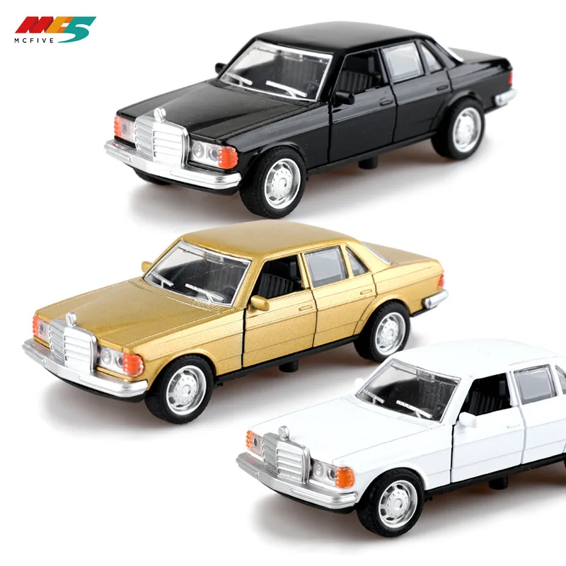 1:36 Alloy pull back double door tiger head run classic car children boy toy ornament