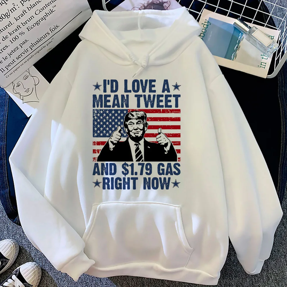 Donald Trump hoodie Japanese manga graphic anime sweater harajuku female hoddie comic streetwear Japanese soft fabric