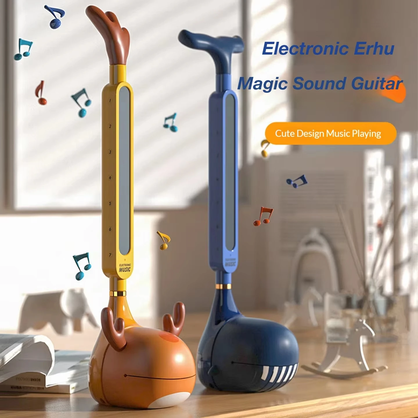 Musical Instrument Synthesizer - Taşınabilir Çocuk Sintezizatörü, Komik Seslere Sahip