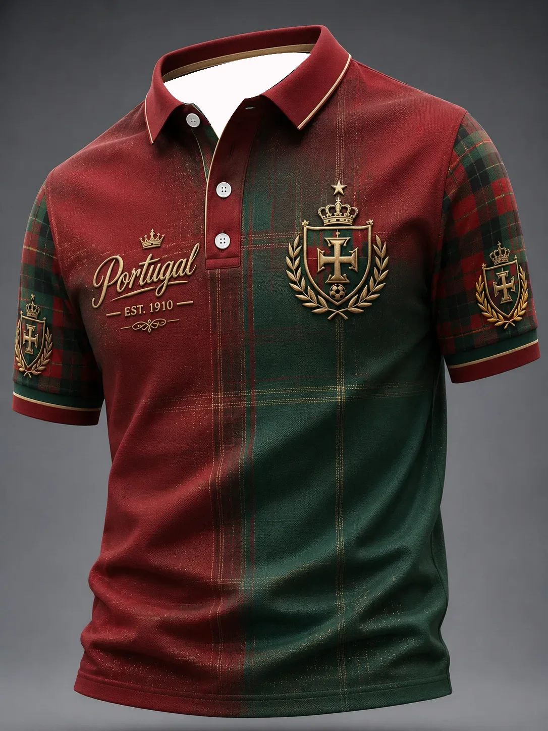 2026 Edition Portuguese Fans Football Polo Shirt - 3D Print - Comfortable and Breathable - Suitable for Both Men and Women