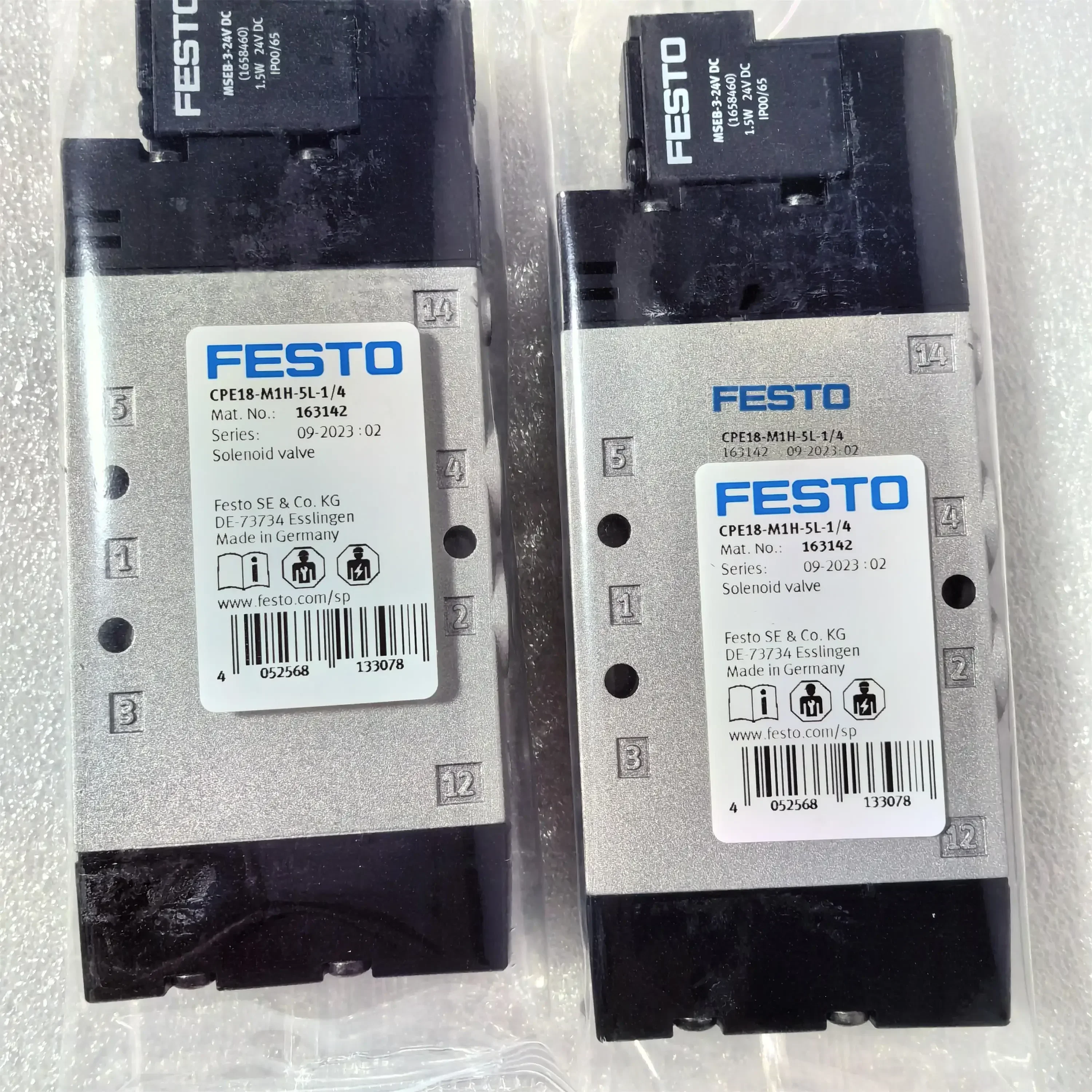 FESTO CPE18-M1H solenoid valve 163141 163142 163143 170247 170249