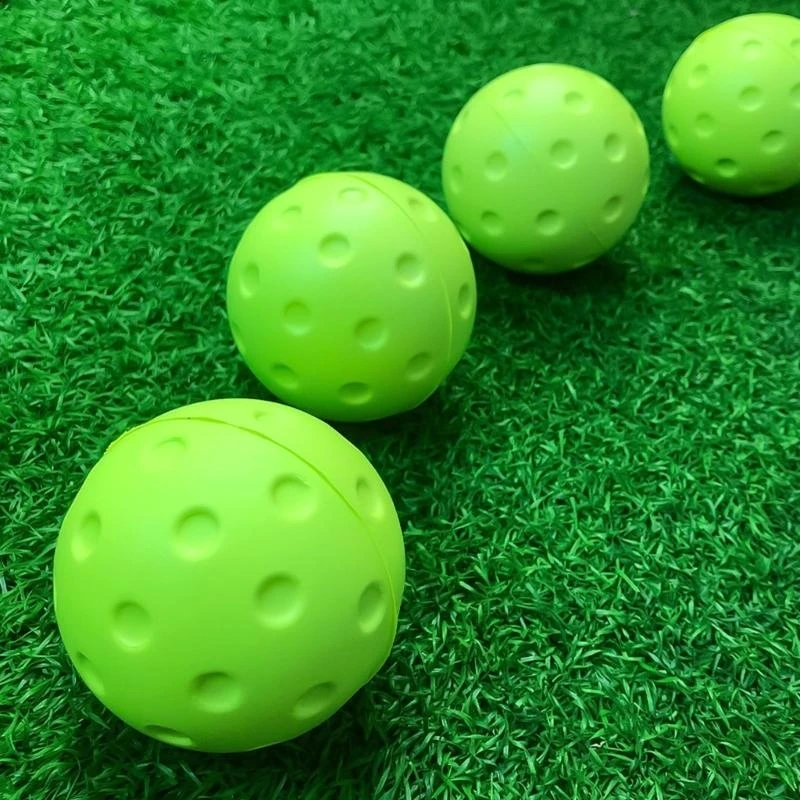 Fotografia 6: Q39E Bolas prática Pickleballs espuma silenciosa PU Pickleballs espuma para ambientes internos e externos