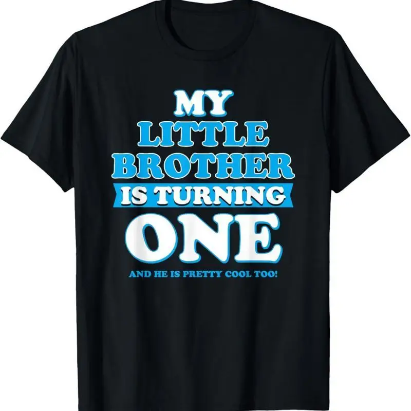 1St Birthday Little Brother Is Turning One T Shirt