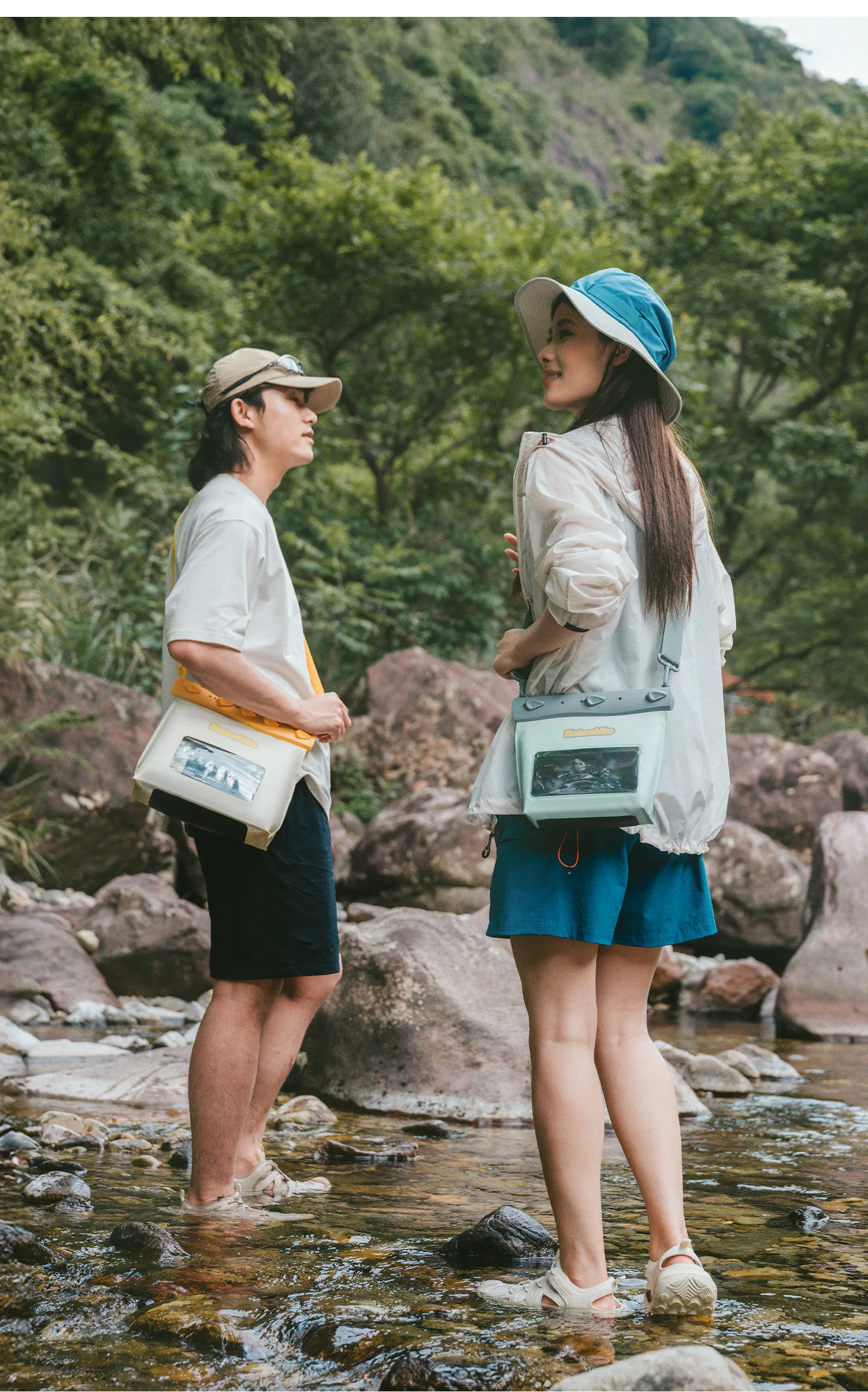 Naturehike Multifunktionale Wasserdichte Tasche Schwimm-Trockentasche Touchscreen Outdoor Wasserdichte Kajak-Drifting-Rafting-Handytasche – Detail 6
