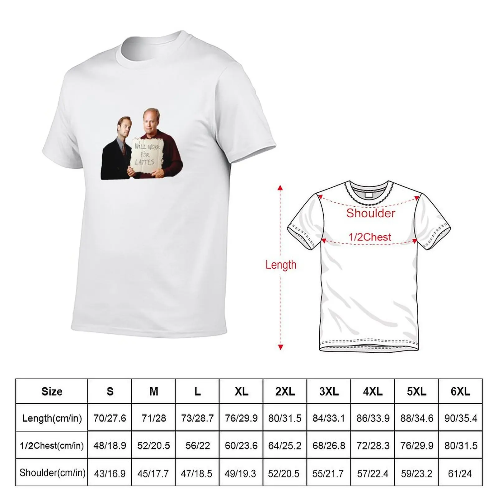 Niles & Frasier T-Shirt oversized graphic tee cheap stuff mens graphic t-shirts pack