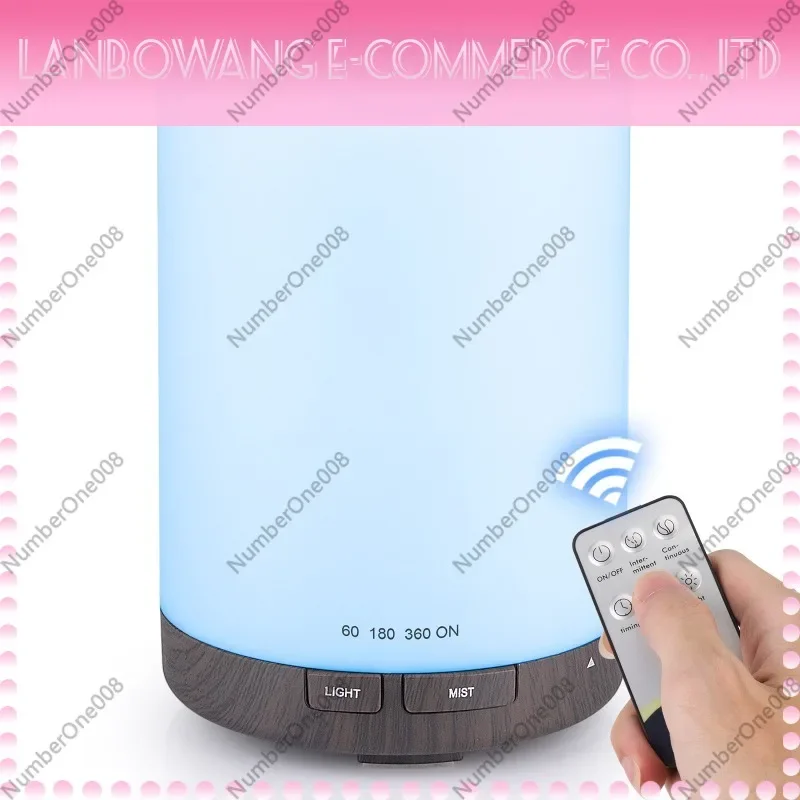 300ml Cylinder Aroma Diffuser， Ultrasonic Essential Oil Diffuser for Office Desk， Quiet Cool Mist Humidifier