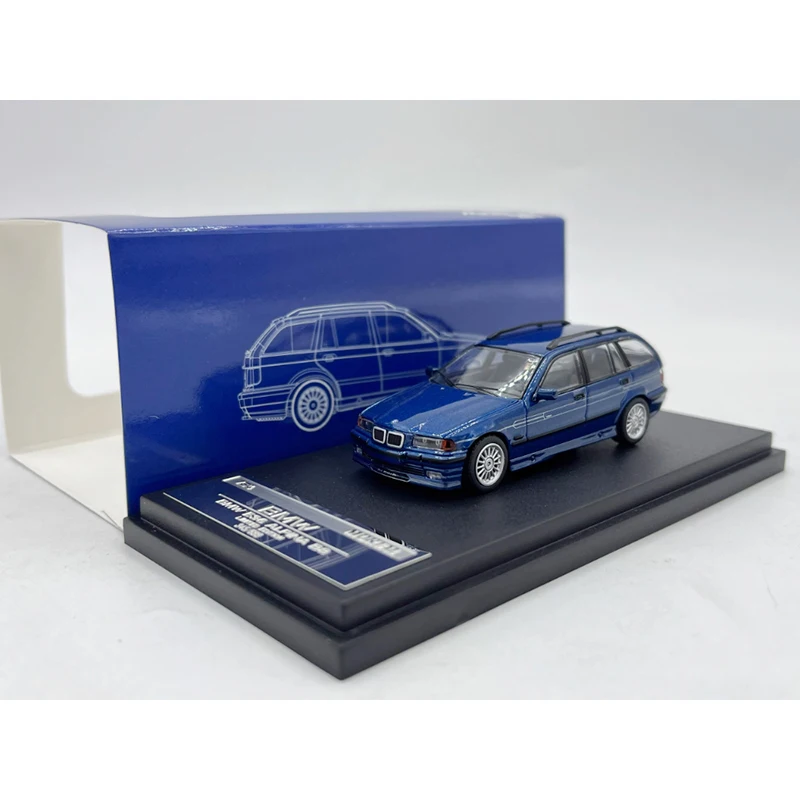 MORTAL Diecast 1:64 Scale BMW E36 Alpina B8 Zmodyfikowany model samochodu ze stopu 3. generacji Kolektor dla dorosłych Pamiątkowy pokaz Prezent świąteczny