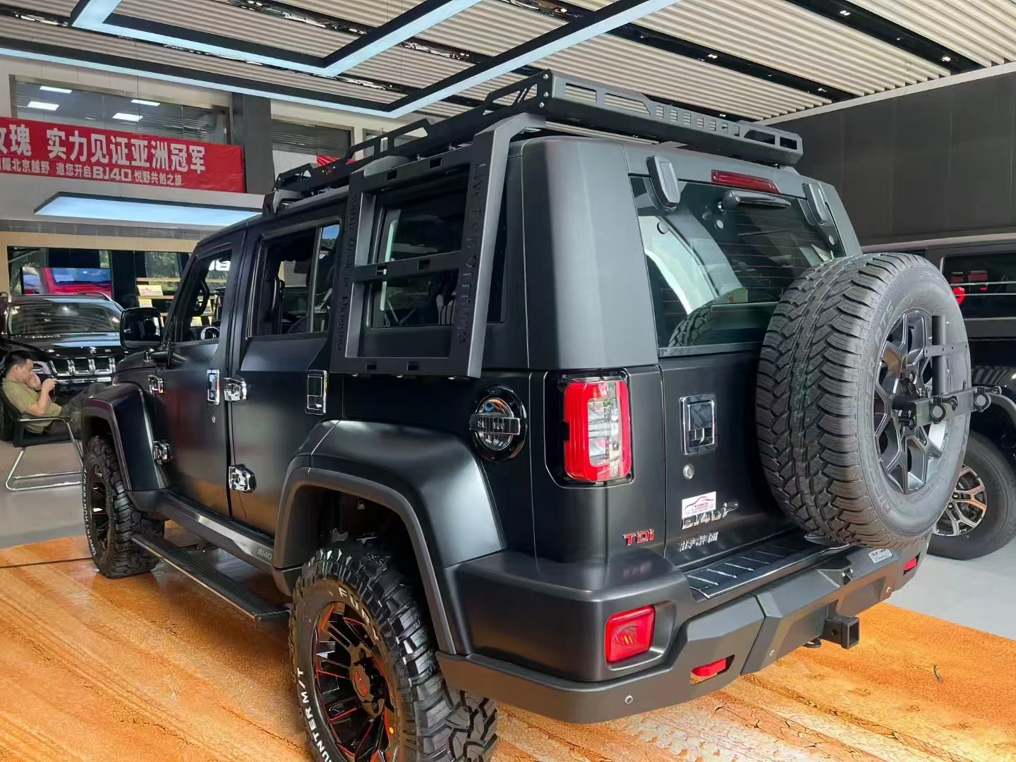 BJ40 Original Sharp Rear Bumper with Rear Bar Auto Parts Original Manufacturer Accessoriescustom