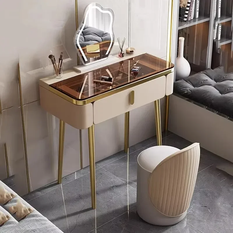 

Funky Luxury Dressing Table Modern New Apartment Small Dressing Table Minimalist Makeup Beauty Computer Muebles Trendy Furniture