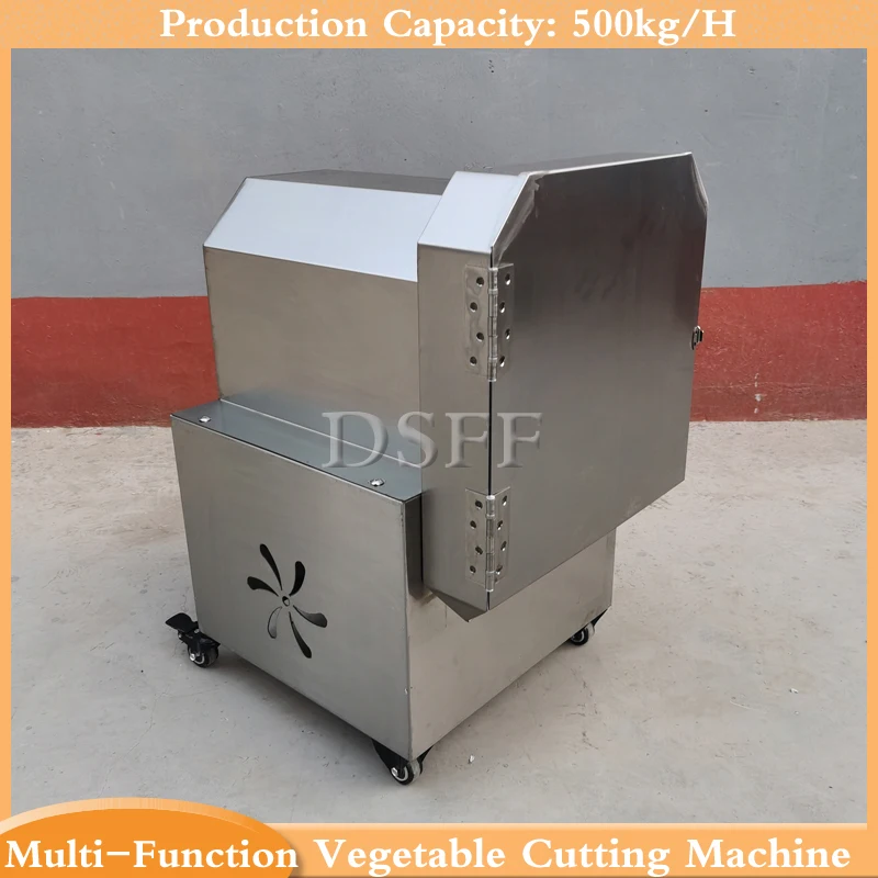 Commercial Fresh Vegetable Cutting Machine Electric Multifunctional Fully Automatic Carrot And Cucumber Cutting Machine 220V/110