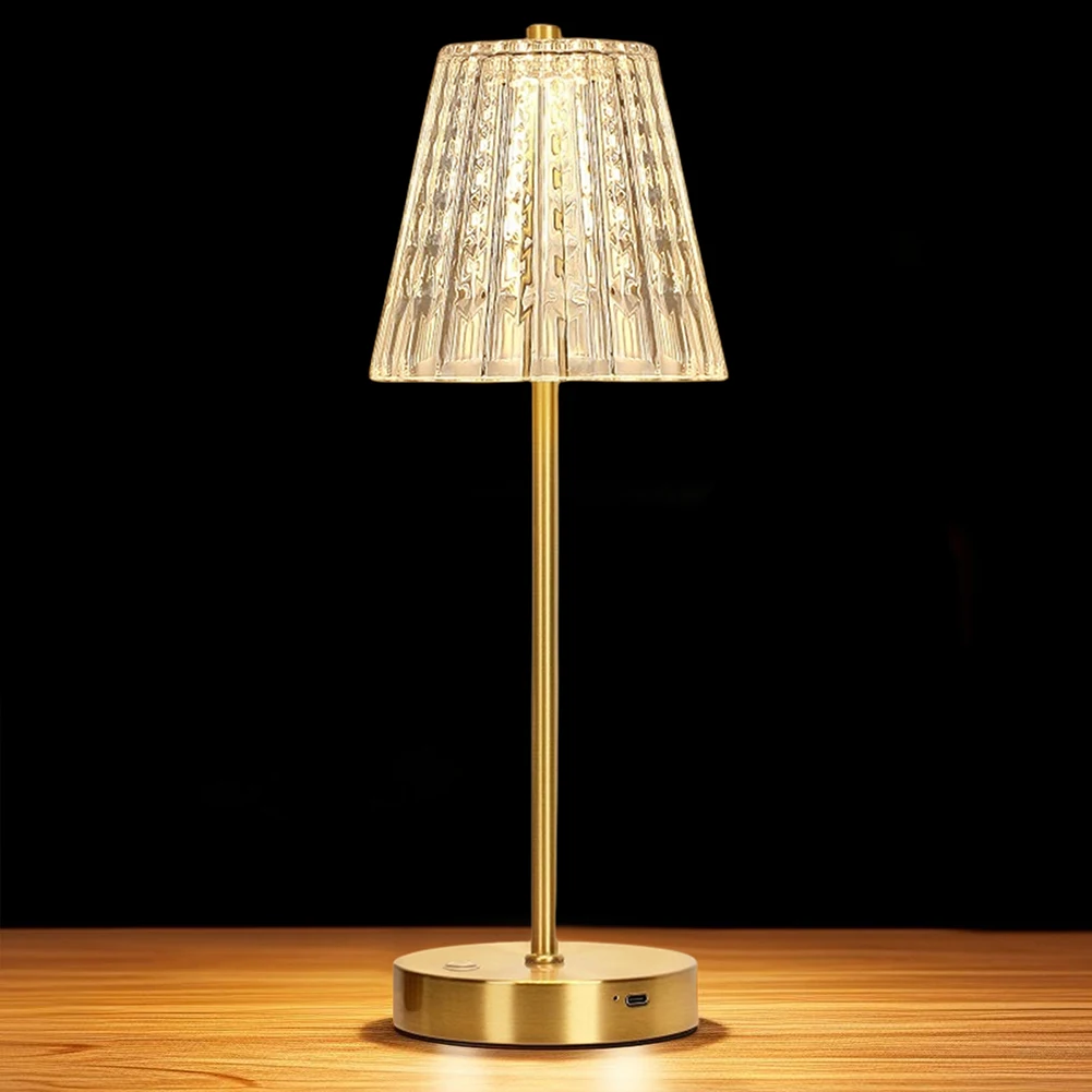 

Классический портативный ночник из акрила, романтическая прикроватная лампа с 3 регулируемыми цветами, на батарейках, для декора спальни и гостиной