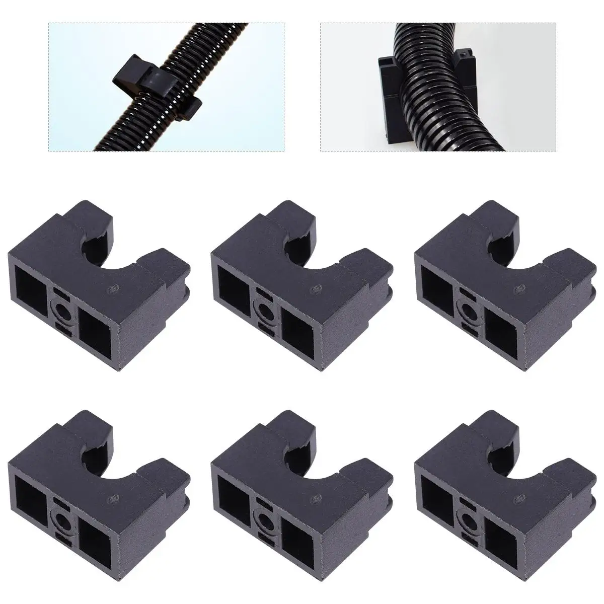 

10 Pcs Hose Fixing Bracket Mounting Stand Holder Support Ripple Plastic Pipe Rust-resistant