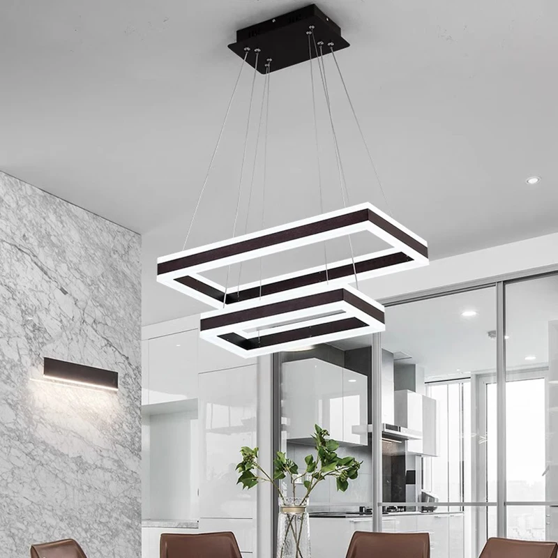 Imagem -04 - Nordic Home Decor Lustres para Sala de Jantar Lustre Pendant Lights Lâmpadas de Suspensão Luminária de Teto Iluminação Interior