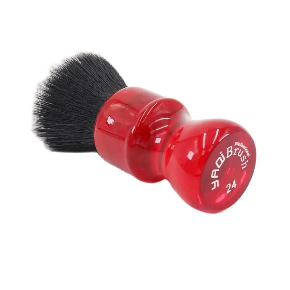 Yaqi 24mm Ruby Tuxedo Knot Barbearia فرشاة الحلاقة هدية عيد ميلاد لصديقها