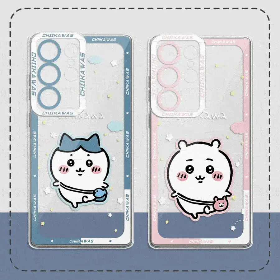 Case for Samsung Galaxy S24 Ultra S20 FE S21 S22 S23 Ultra 5G S10 Plus Note 20 Ultra 10 Plus S23 FE Cute Chiikawa Animation