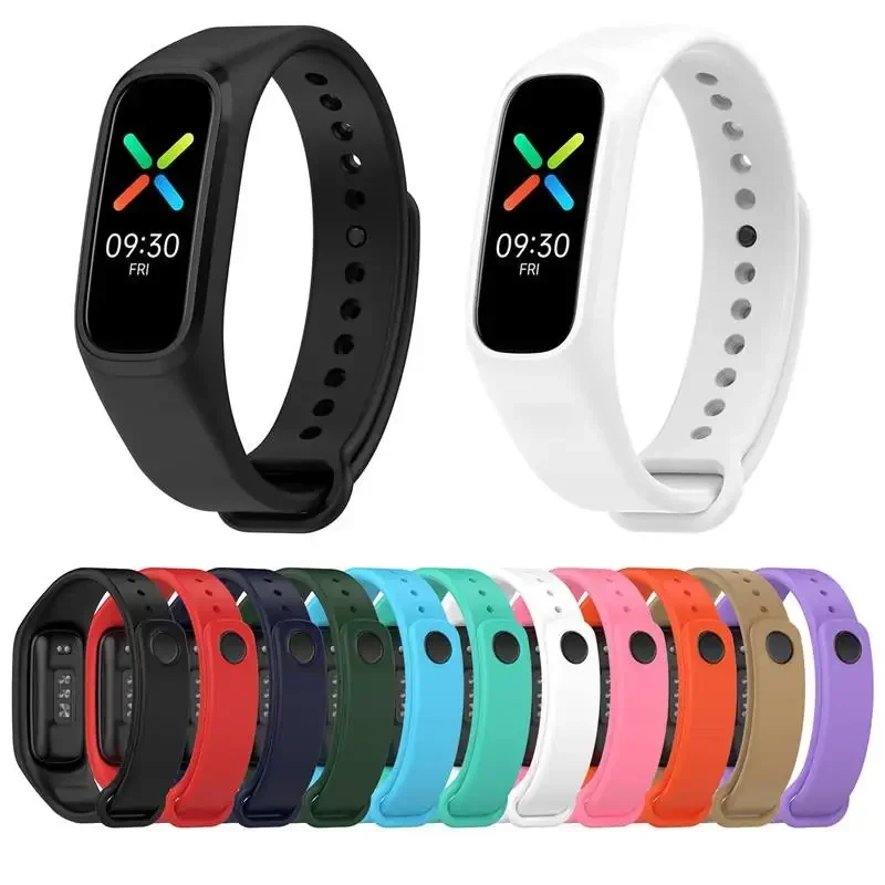 Sport Strap For OPPO Band Replacement Silicone Bracelet  For OnePlus band OPPO EVA Watch TPU Wristband