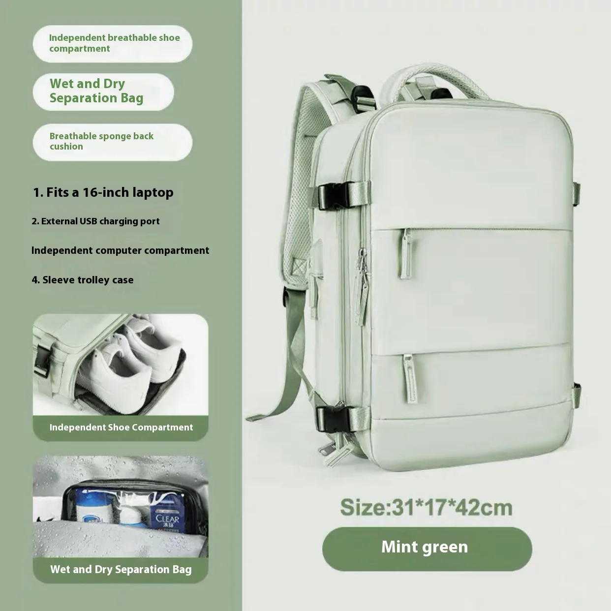 Mochilas дорожный рюкзак 45x30x4 сумка для ноутбука рюкзак для ручной клади рюкзак для самолета водонепроницаемый школьный рюкзак