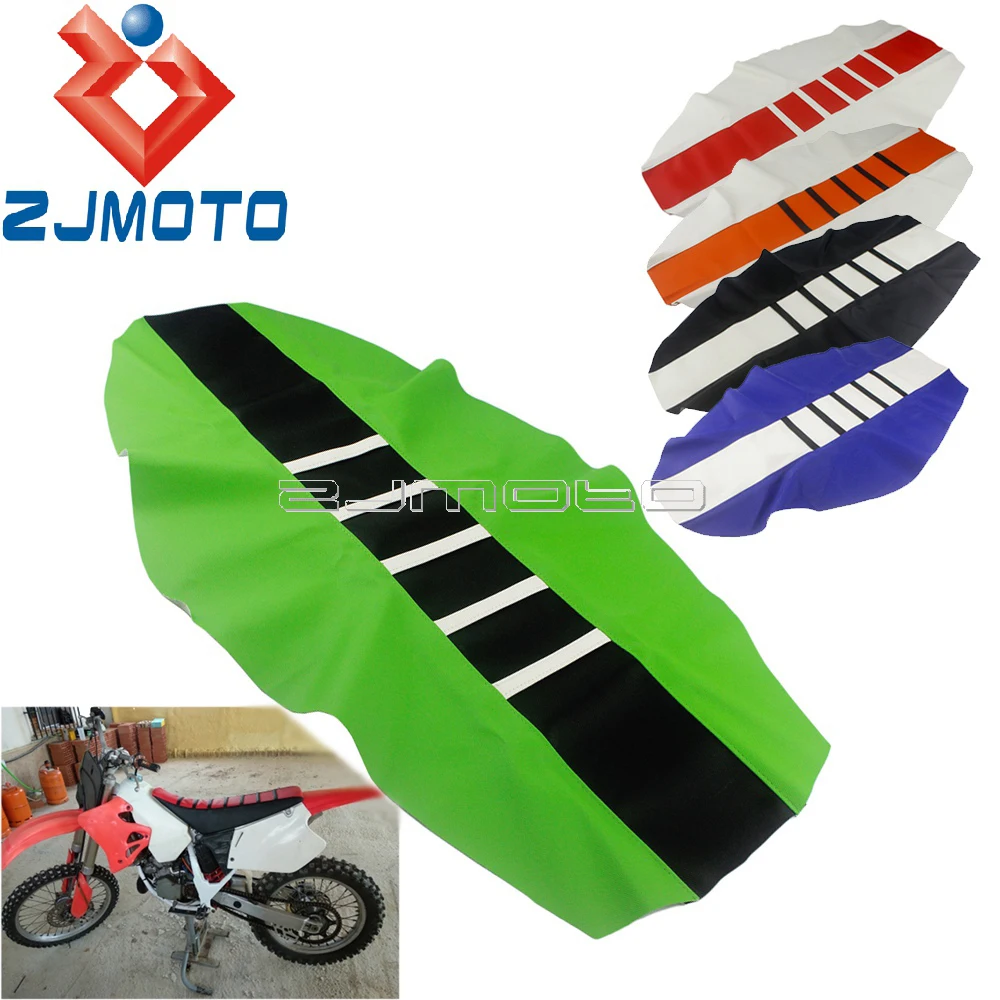 Sarung Tempat Duduk Gripper Lembut Motocross Universal 9 Warna untuk Kawasaki Honda Yamaha Suzuki WR YZF KLX KLR KX XR CRF SXF SX XCW