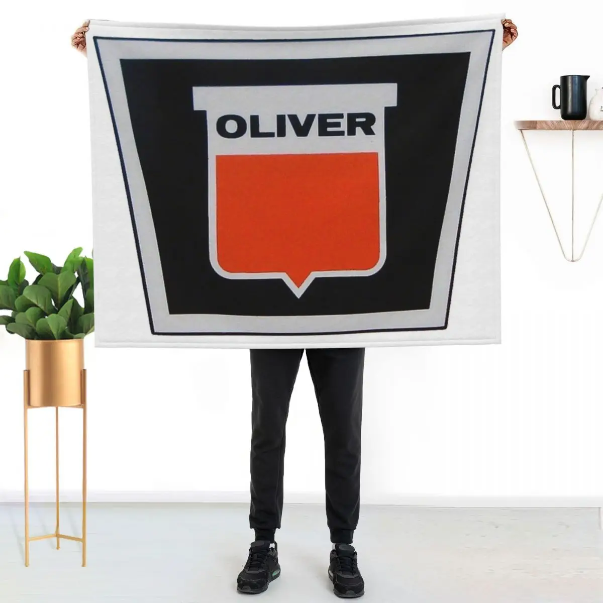 Oliver Tractor Keystone Throw Blanket for winter Weighted Vintage Beach Luxury Designer Thins Blankets