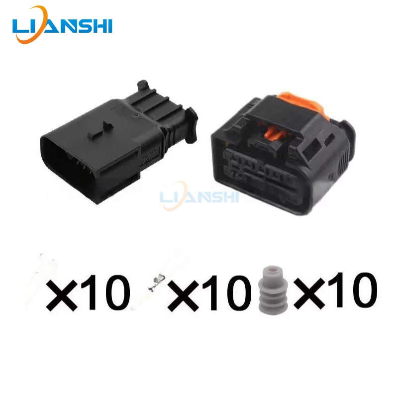 

1801600-1 and 1801606-1 are suitable for 301 waterproof plugs of 10-pin wire harness connectors for headlights