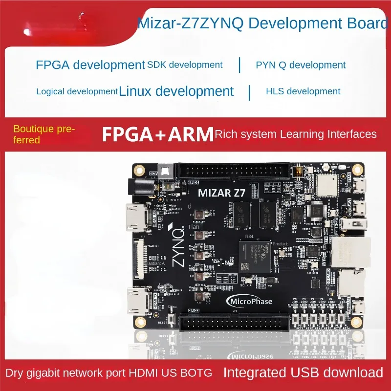 

Xilinx Zynq FPGA Development Board 7010 7020 Pynq Artificial Intelligence Python Mizar Z7