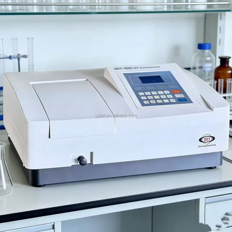 BRT-1800UV Lab Portable UV Vis Spectrophotometer Machine 190-1100nm for Display Material Optical Analysis Testing