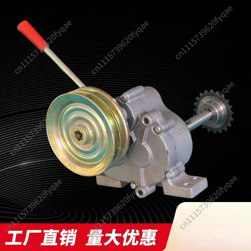Multifunctional micro-tiller gearbox snow plow roller press gearbox small agricultural machinery modified gearbox