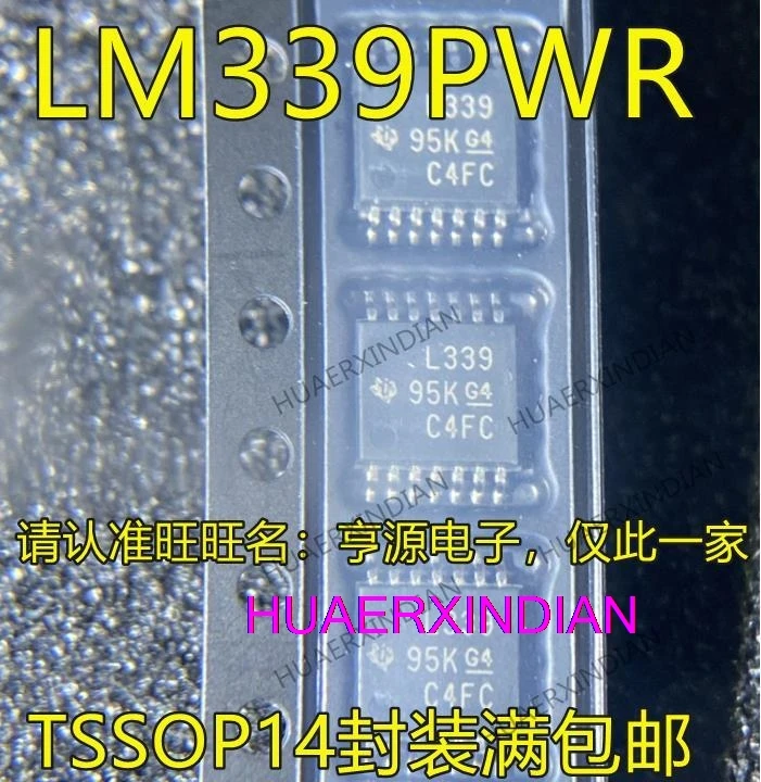 

10 шт. новый оригинальный LM339PWR LM339PW L339 TSSOP14