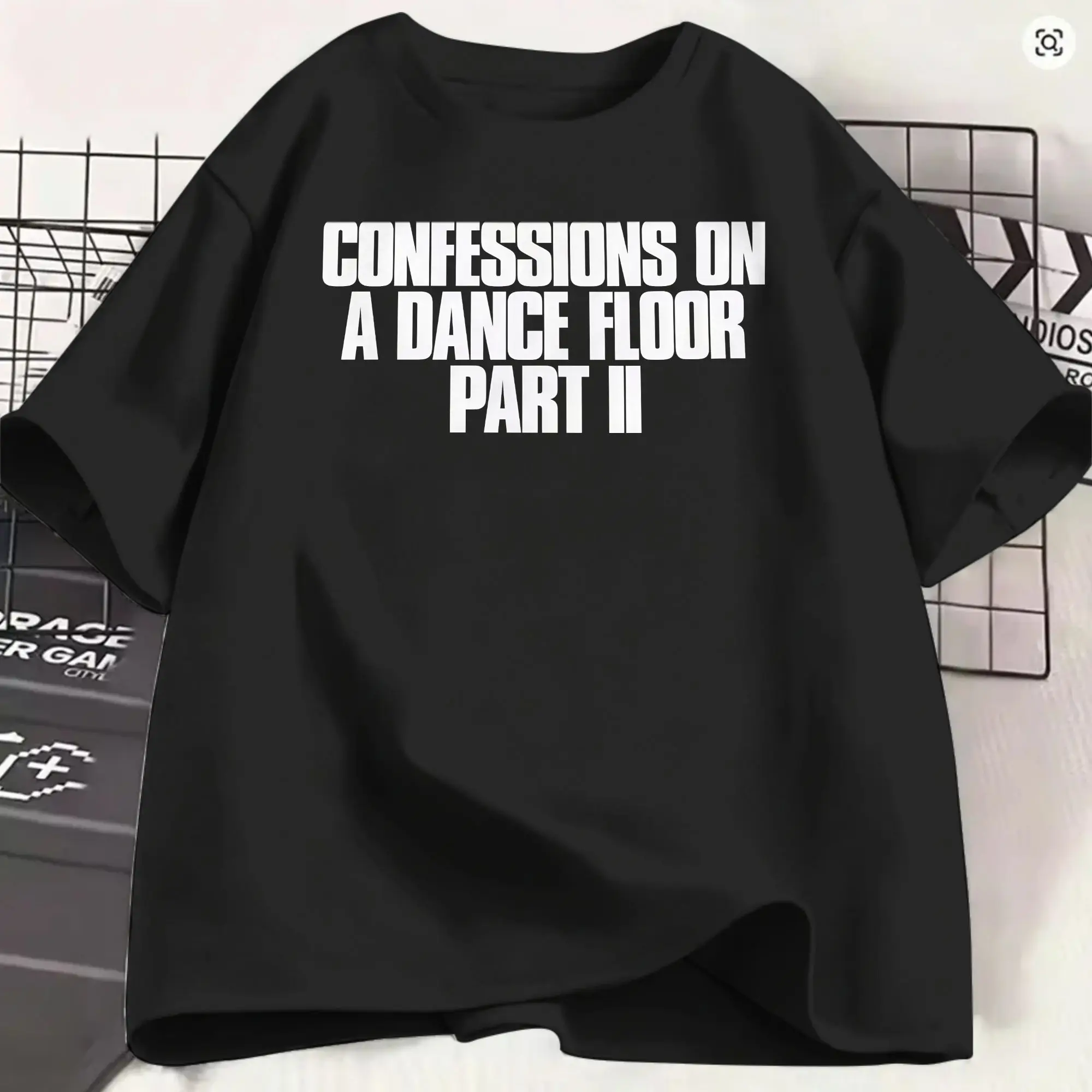 Madonnas Confessions II Album 2026 T-Shirt Beach  Popular T Shirts Men's Cotton O Neck Oversize Top Tees Awesome Tshirt