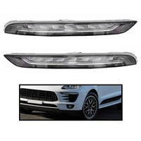 Luces de circulación diurna LED DRL delanteras para Porsche Macan 2,0 T 3,0 T 2014-2017 señal de giro OEM 95B 941181 Un 95B 941182 A