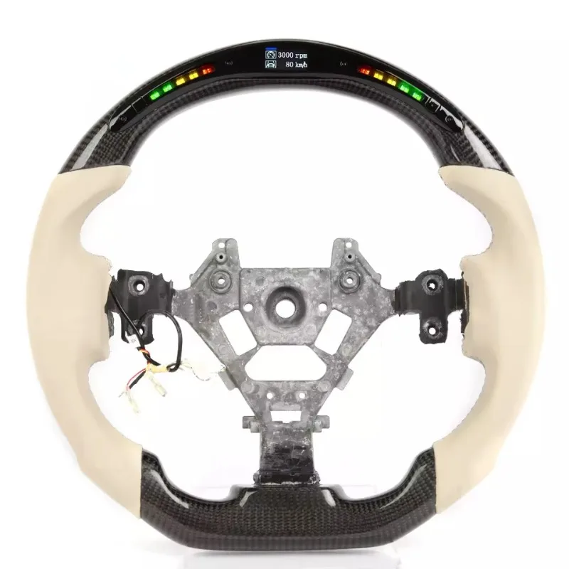 Smart LED Carbon Fiber Steering Wheel High End Super Car Racing Parts