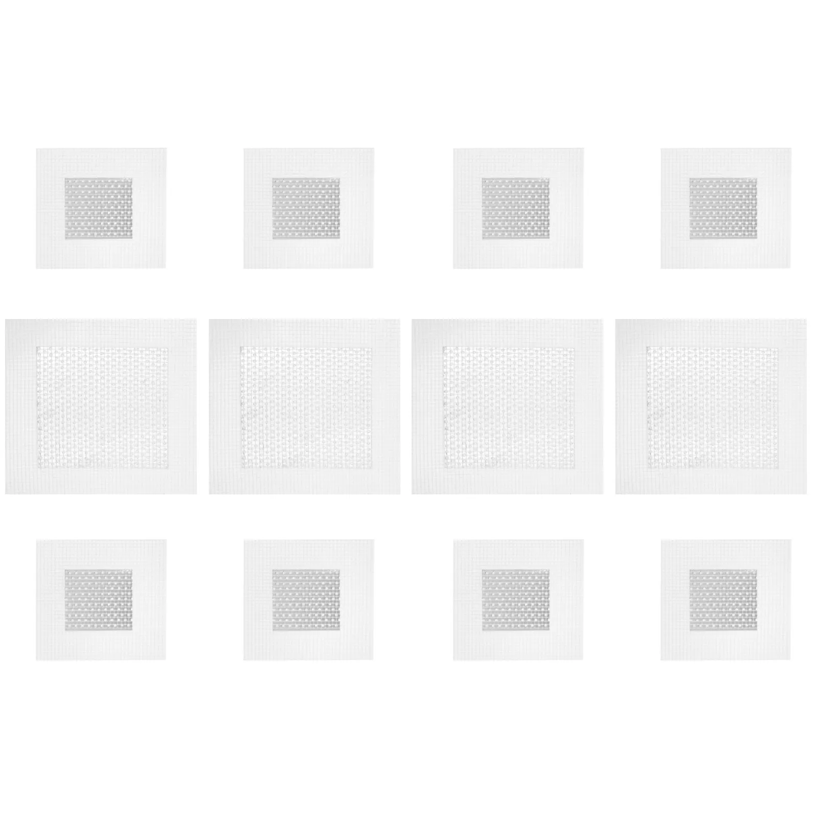 Drywall Repair Patch Kit 12 Pack Fiberglass Wall Patches Easy Apply Crack Resistant Smooth Finish