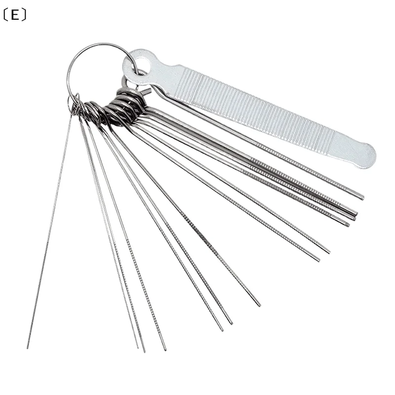 〔E〕1Set Guitar Nut Slotting File Kit DIY Slot Saw Rods Filing Set Luthier Stringed Instrument Guitar Repair Tool Accessories
