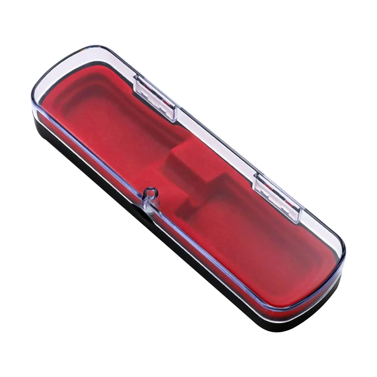 2xTweezers Organizer Case Packing Box Storage Case Pen Display Box Red
