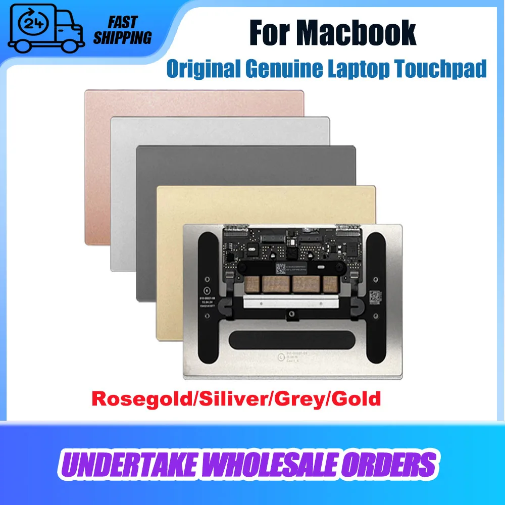 Original Touchpad A1534 Grey Silver Rose Gold For MacBook Retina 12' Replace Touch/Track Pad 2015 2016 2017 Years