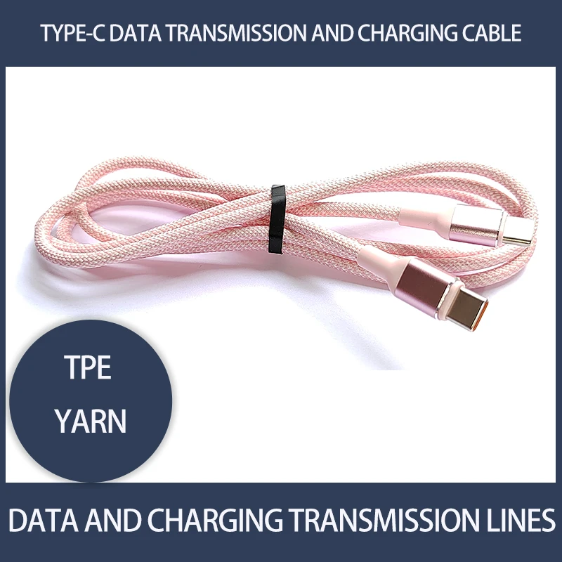 PD3.1 100W USB TYPE-C Cable assembly  with  aluminum alloy shell