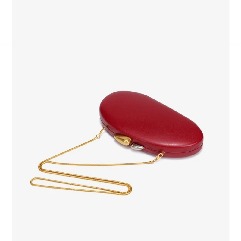 

Women New Fashion Round Bag Bow Decor Studded Unique Shape Evening Clutch Shoulder Crossbody Bag Versatile Hot Sale