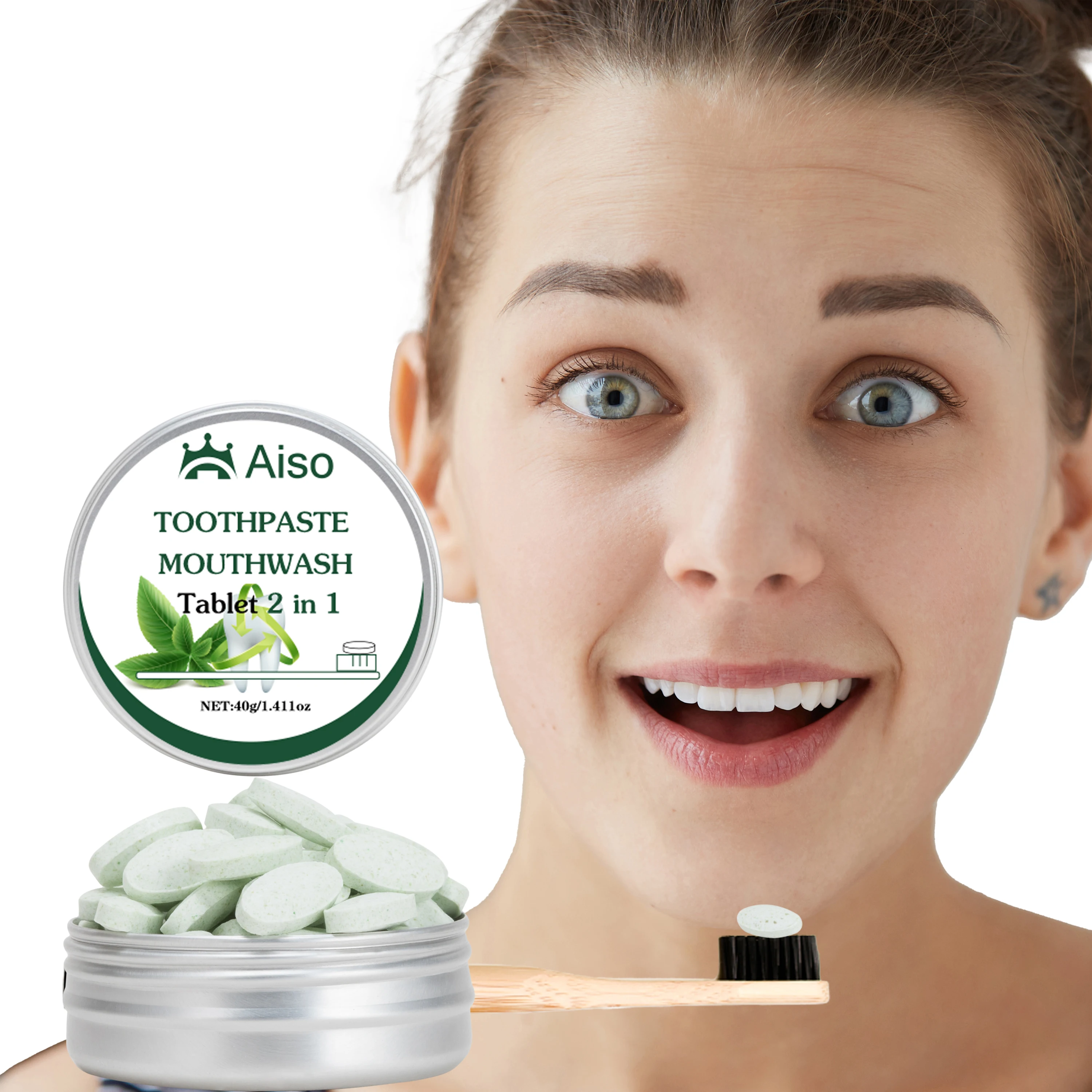 

1 шт. Дорожная зубная паста для жевания, жидкость для полоскания рта «два в одном», со вкусом мяты, маленькая и удобная. Свежее дыхание, не ласточка