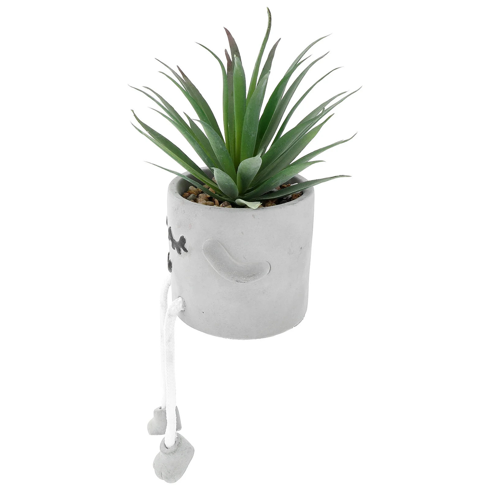 

Artificial Succulents Plant Hanging Leg Facial Expression Potted Plant Decor Realistic Look Vibrant Color Good Touch Refreshing