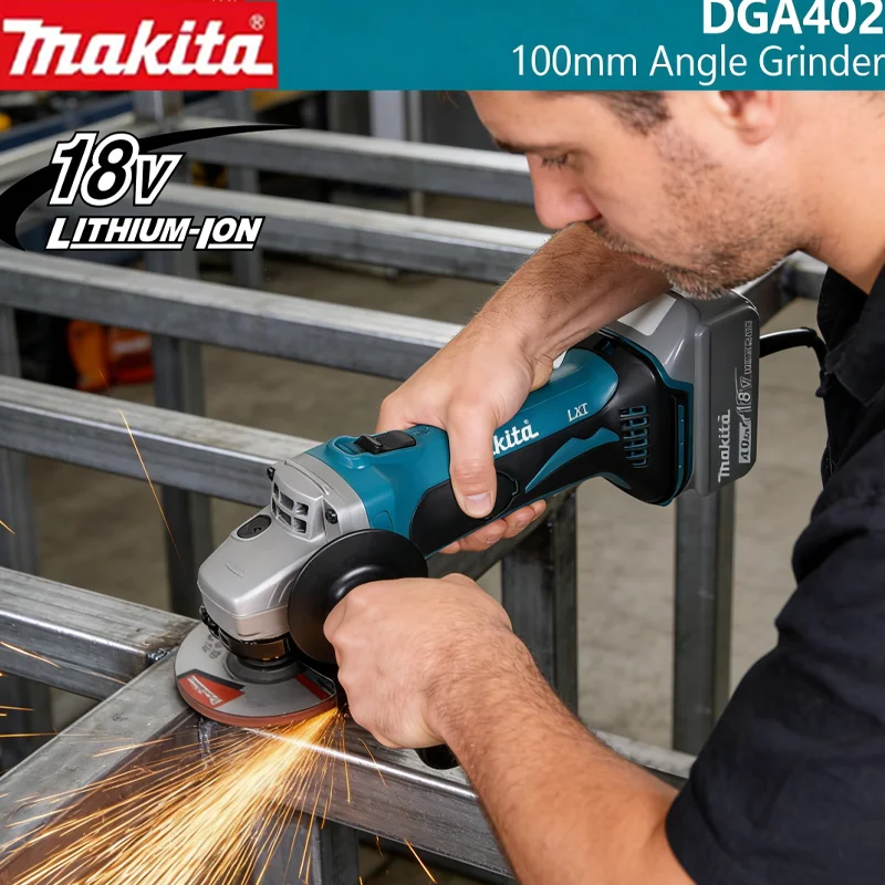 🕸️🕸️Makita 🕸️🕸️18V 6000mAh 🕸️lithium battery, optional package DGA402, 18V cordless brushless angle grinder 125mm
