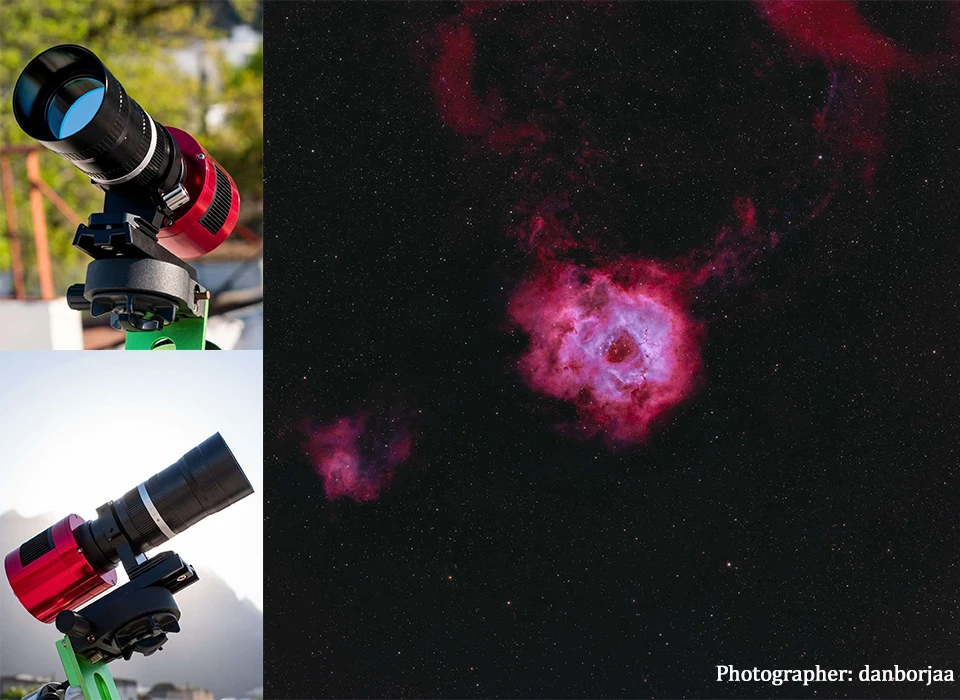 Svbony SV535 Astronomisches Teleskop 105 mm f/2,8 APO Refraktor-Astrokamera-Prime-Objektiv, mit M42/E-Mount für Weltraumfotografie – Detail 29