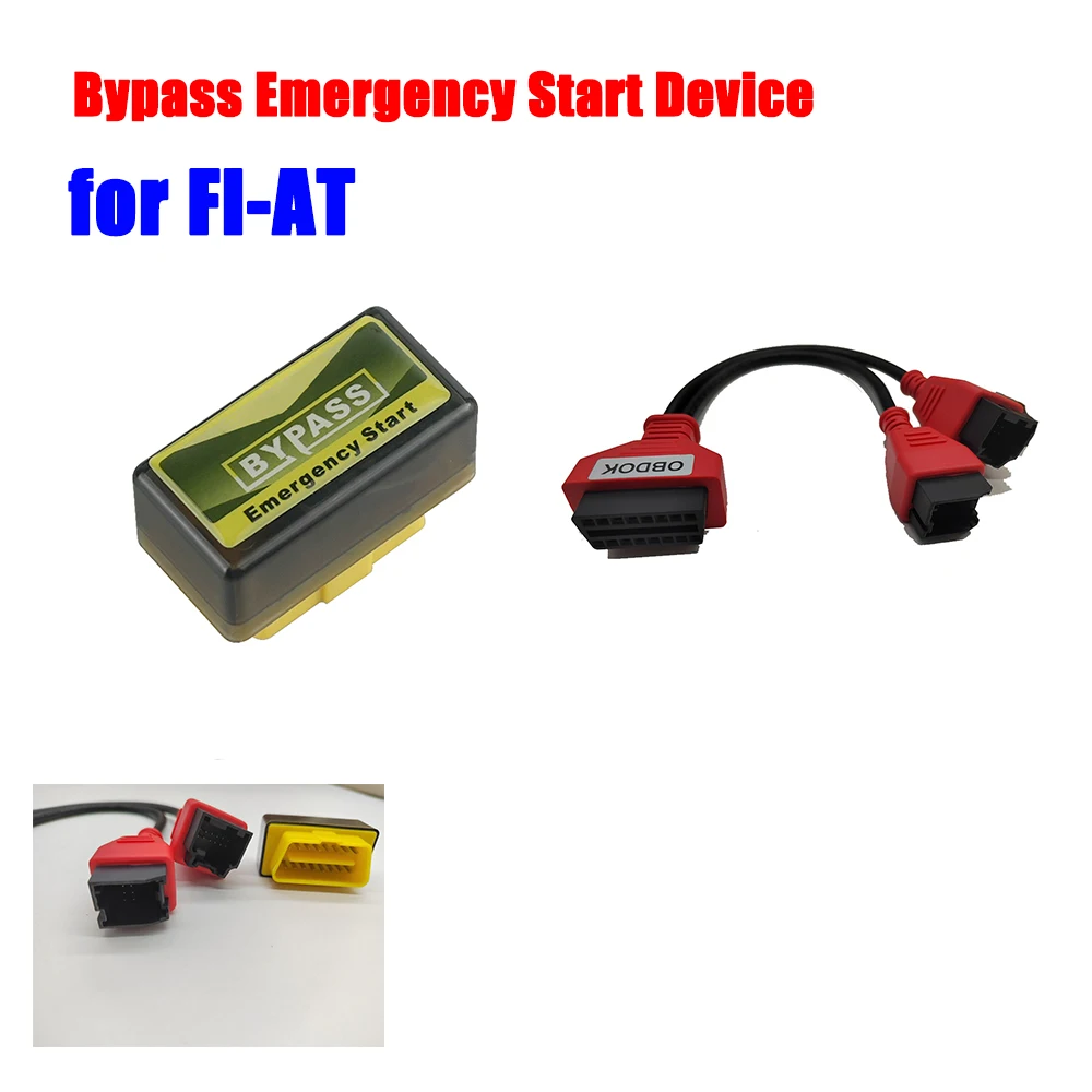 

For FIAT Bypass Emergency Start Device Plug and Start with OBD2 Adapter Cable SGW For Chrysler FCA 12 + 8 IMMO OFF Tools